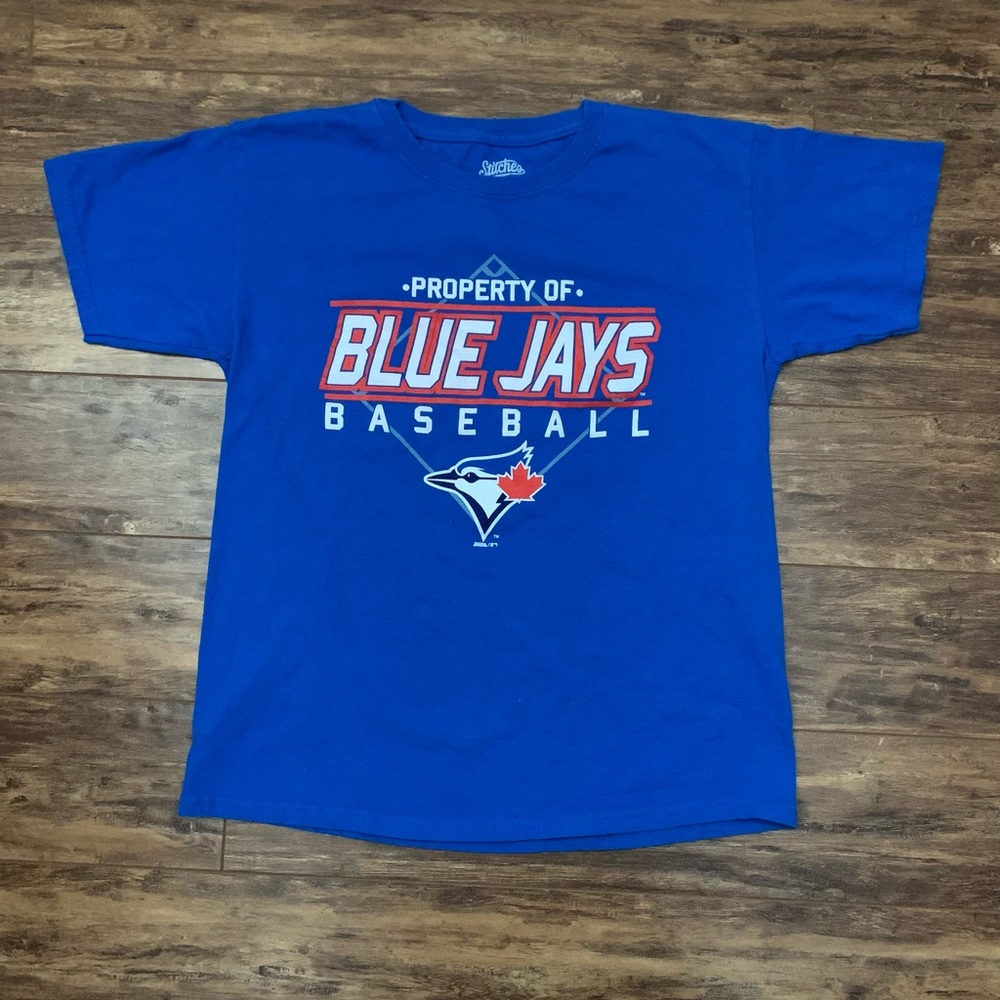 Toronto Blue Jays Kids Stitches T-Shirt, Children’s size Large